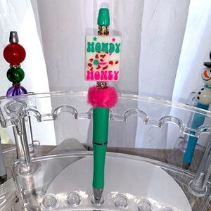 Hand Crafted Beaded ‘Howdy Honey’ Pen